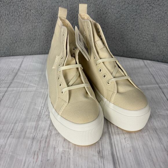 Superga Shoes - New Superga 2708 High Top platform Sneaker. EU Size 39, Male 6.5 / Women 8